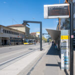 Blick auf die Bahnhofsstrasse in Schaffhausen
